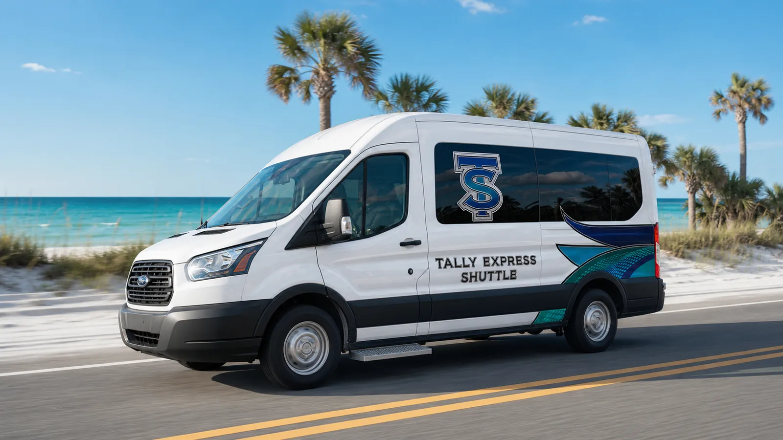Tally Express shuttle van